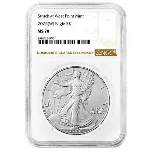 プレセール - 2026 (W) $1 1オンス アメリカンシルバーイーグル NGC MS70 ブラウンラベル｜WORLD RESOURCE【QUEEN店】