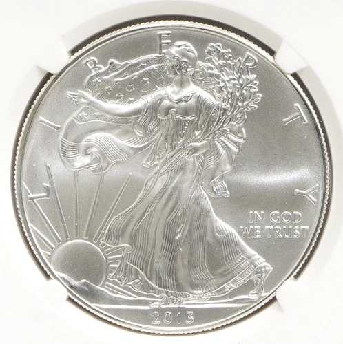 2013年 シルバー アメリカンイーグル NGC MS-70