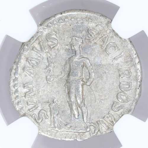 エラガバルス AR デナリウス ローマ帝国銀貨 西暦218-222年 NGC VF