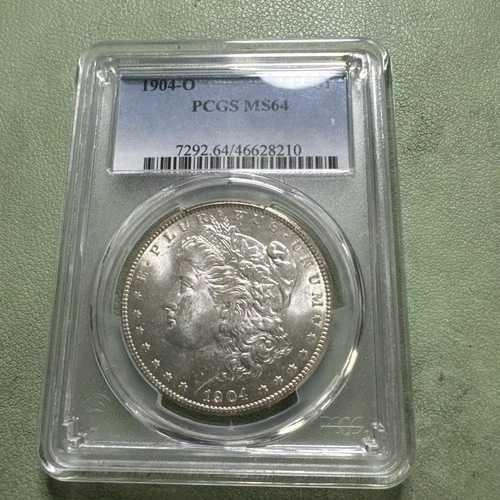 1904年 O モーガン シルバードル スラブ NGC MS64 ブライトホワイト ニューオーリンズ造幣局