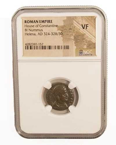 NGC VF ローマ AE3 ヘレナ 紀元324-337年 コンスタンティヌス大帝の母 非常に良い