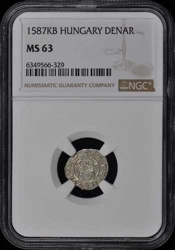 1587KB ハンガリー デナール ルドルフ 聖母子像 NGC MS 63