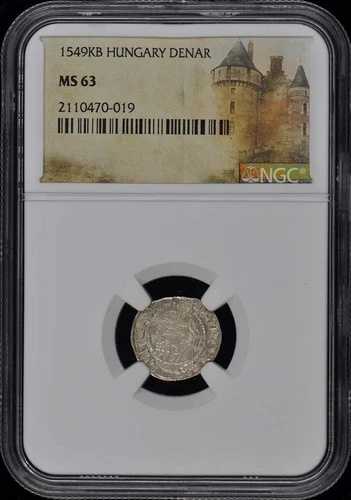 1549KB ハンガリー デナール NGC MS63 48,180円