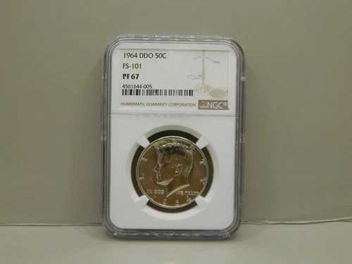 1964年 DDO FS-101 ケネディ シルバー プルーフ ハーフドル NGC PF67