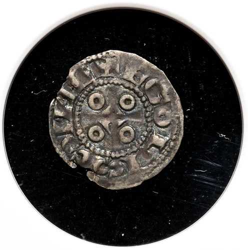 フランス、アングレーム。匿名 (ルイ 4 世)、1000 ～ 1200 年。シルバーオーボル、NGC XF40