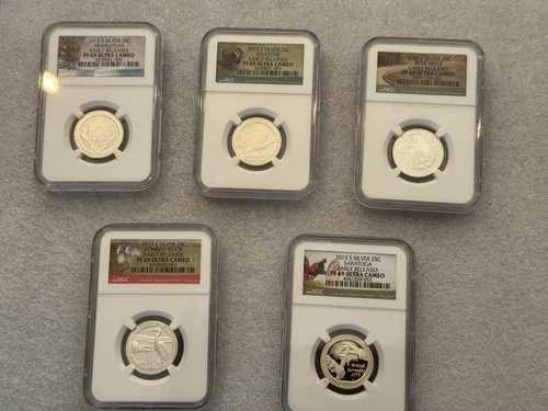 2015-S シルバー 国立公園 クォーターセット 早期リリース NGC PF69 ウルトラカメオ