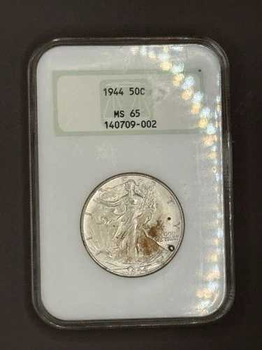 ノーブルスピリット GEM 1944 50セント ウォーキング・リバティ ハーフダラー NGC MS 65 オールドソープボックス