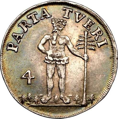 1725 EPH ドイツ諸州 ブラウンシュヴァイク ヴォルフェンビュッテル 4 マリエングロシェン NGC AU ドイツ