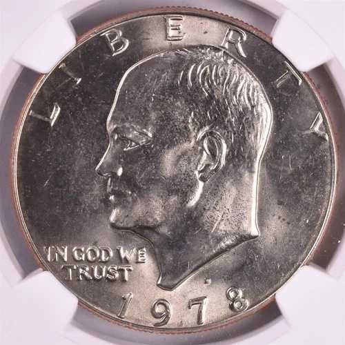 1978年-D アイゼンハワードル-NGC MS66 -