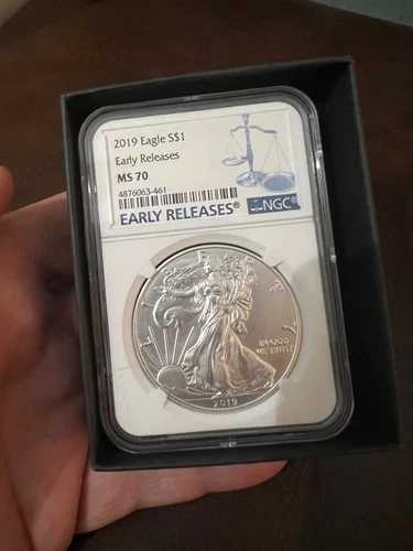 2019年 シルバーイーグル $1 アーリーリリース MS70 NGC
