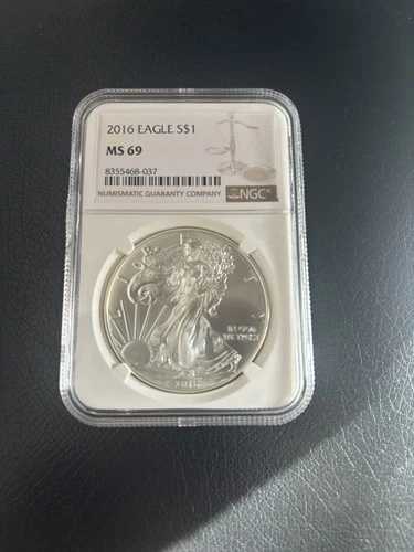 2016年アメリカンシルバーイーグル - NGC MS69