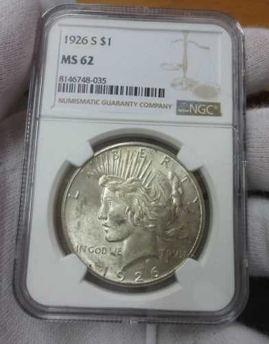 1926-S 平和ドル NGC MS62 (035)