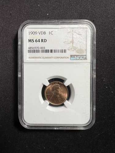 1909 VDB リンカーン 1c MS64RD NGC