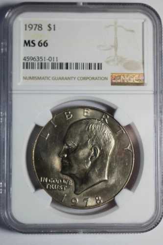 1978年 アイゼンハワー・ダラー アイク・ダラー MS66 NGC #11 46,200円