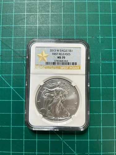 2013年 (W) ファーストストライクコイン アメリカンシルバーイーグル NGC MS70 ファーストリリース