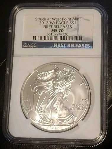 2012 W ASE $1 NGC MS70 初リリース ウェストポイントで鋳造！最高グレード！