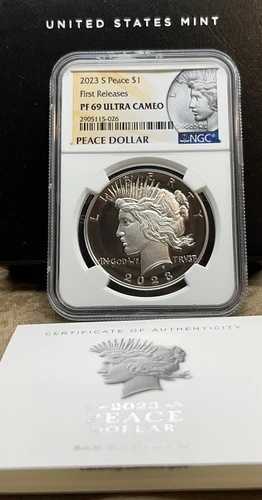 2023年 S $1 ピースダラー NGC PF69 UC ファーストリリース オリジナルボックスとCOA付き|WORLD RESOURCE【QUEEN店】