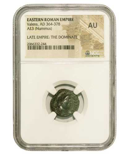 NGC ( AU ) ローマ AE3 ヴァレンス ( 西暦 364 -378 年) NGC 古代認定ヌムスコイン|WORLD RESOURCE【QUEEN店】