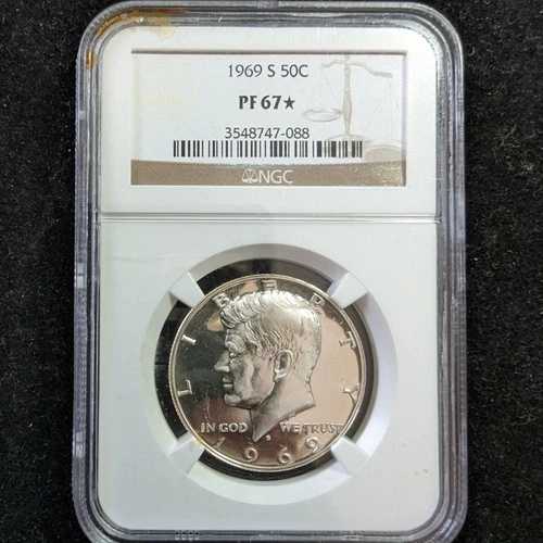 1969 S 50セント シルバー ケネディ ハーフドル NGC PF67 * スター｜WORLD RESOURCE【QUEEN店】