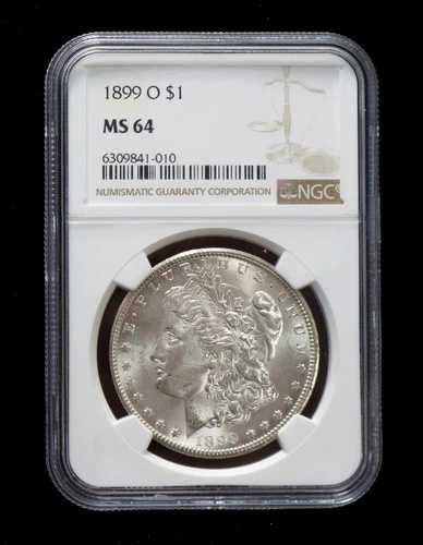 1899-O 1ドルモルガン銀貨 NGC MS 64|WORLD RESOURCE【QUEEN店】