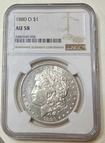 1880 O モルガン銀貨 $1 NGC AU 58|WORLD RESOURCE【QUEEN店】