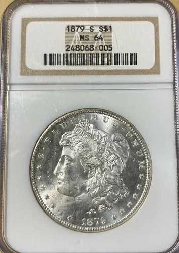 1879-S NGC MS64 モルガン銀貨