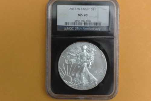 2012 W(バーニッシュ)アメリカン シルバー イーグル NGC MS70|WORLD RESOURCE【QUEEN店】