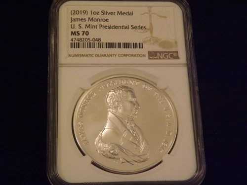 2019 ジェームズ・モンロー NGC MS 70