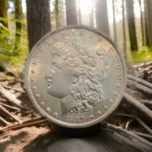 1889年 モルガン・ダラー銀貨 $1 MS 61 NGC