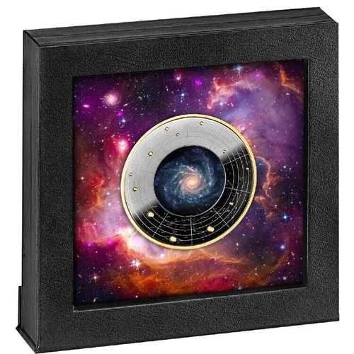スパイラル NGC 1232 神の目 銀河シリーズ 2024 銀貨 カメルーン 42,900円