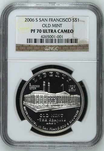 2006 S 地金 シルバー イーグル NGC PF-70 ウルトラカメオ オールドサンフランシスコミント