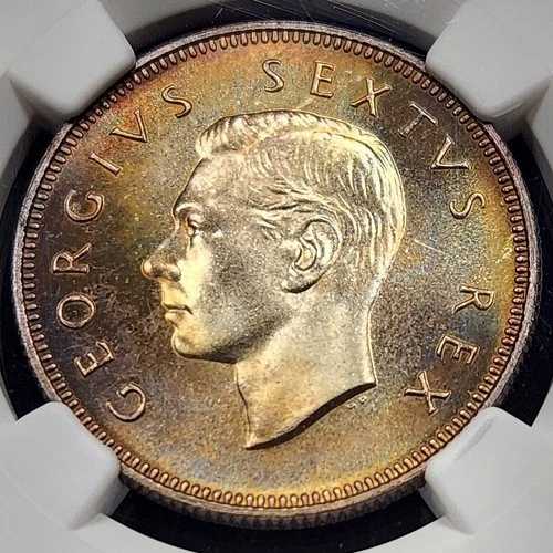 プルーフトーンシルバー 1952年 南アフリカ 2シリング | NGC PF67 - ギャツビーコレクション