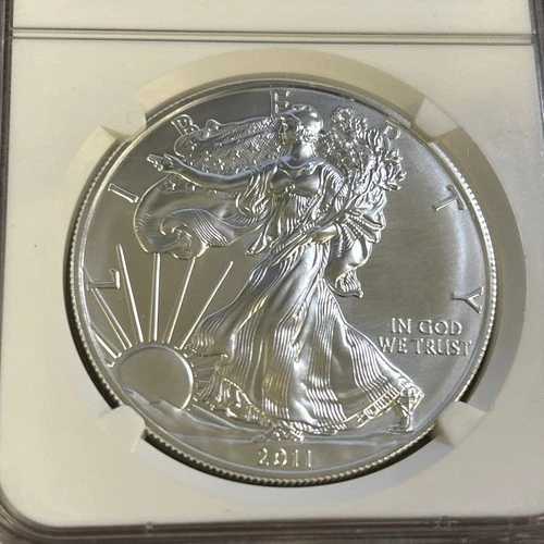 2011 (S) $1 アメリカンシルバーイーグル NGC MS70 アーリーリリース サンフランシスコ