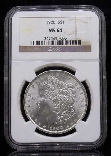 1900年モルガン・ダラー NGC MS64
