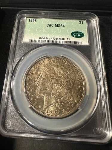 1898年 1ドル モルガン・ダラー CACG MS64 (CAC)