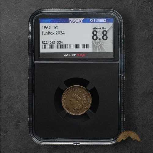 1862年インディアンヘッドセント1セント - NGC X 8.8 - フィラデルフィア