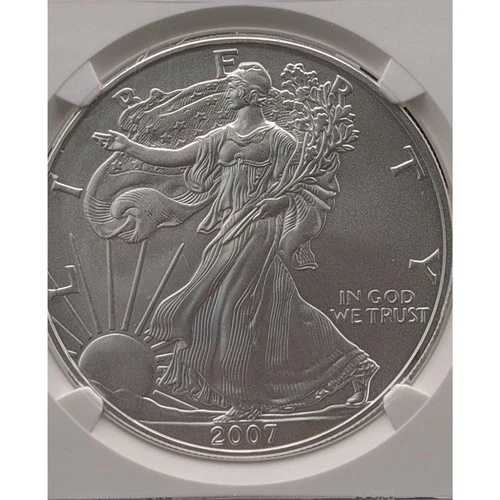 2007年アメリカンシルバーイーグル ? NGC MS69