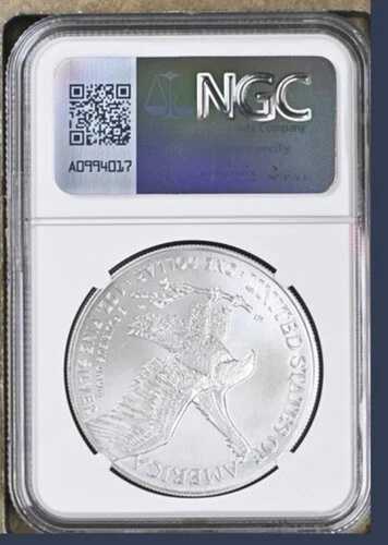 2025 (P) シルバーイーグル NGC MS70 イーグル プライベート アーリーリリース リバティベル ラベル