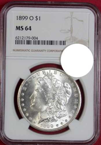 1899-O モルガン・ダラー NGC MS64