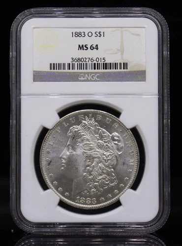 1883-O モルガン・ダラー NGC MS64