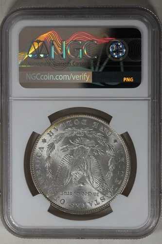 1887 1.00 NGC MS64 モルガン銀貨、ミス・リバティ・ヘッド・ドル