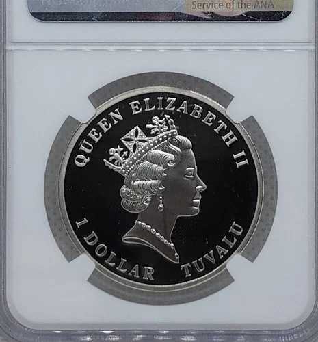 2011年 ツバル 1ドル銀貨 1/2オンス Dendrogyra Cylindricus サンゴ保護 POP 2/0 48,840円