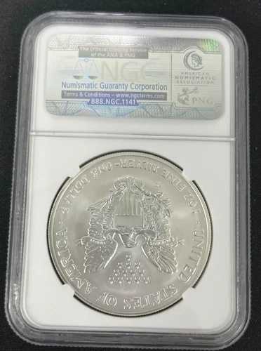 2006-W シルバー アメリカンイーグル MS-70 NGC キーデート