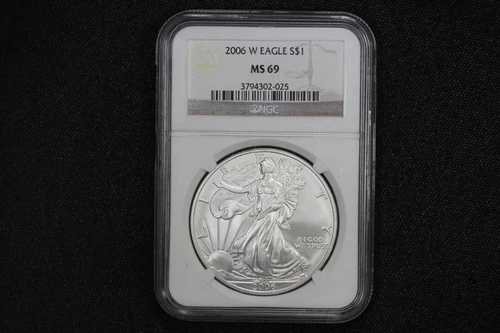 2006-W シルバーイーグル $1 NGC MS-69 4HXQ
