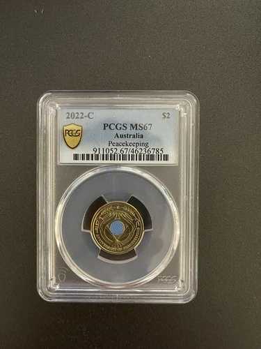 2022 C ミントマーク 平和維持75周年記念 平和維持 PCGS グレード MS67