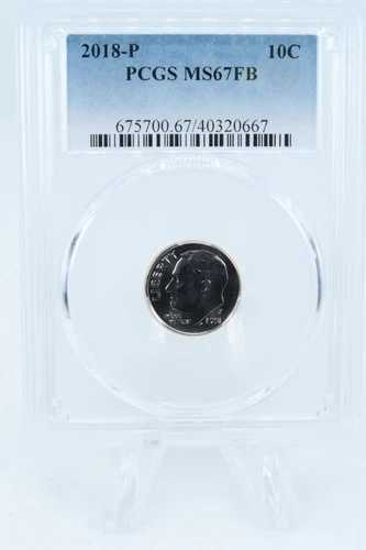 2018-P PCGS MS67FB ルーズベルト ダイム ビジネス ストライク 10C