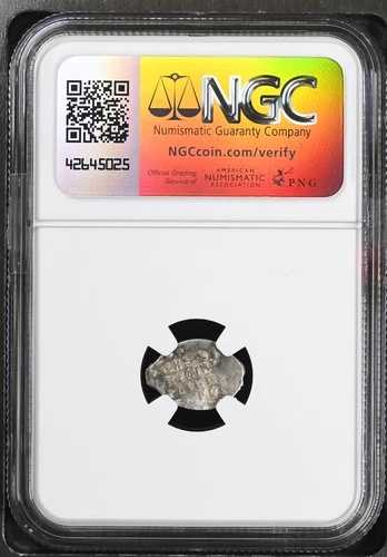 イヴァン4世 ヴァシリエヴィチ ロシア雷帝 NGC AU 53 銀貨 1533-84年 僭主