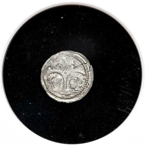 中世ハンガリー。ラディスラウス4世（1272-1290年）。銀貨デナール、NGC AU 詳細