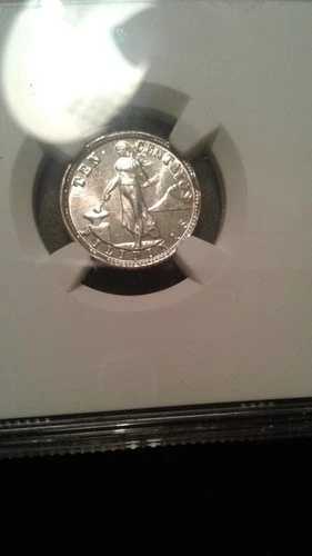 アメリカ フィリピン 10 センターボ 1941-M NGC MS63
