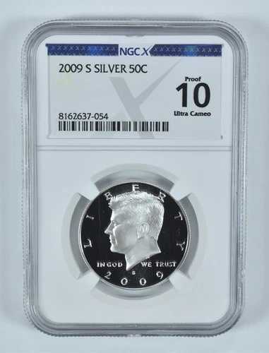 2009-S ケネディ ハーフダラー シルバー プルーフ 10 UCAM NGC X NGCX